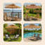 Parasol de chaume de 9 et 10 pi de style hawaïen (base non incluse)-118130096