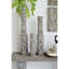 Décor de tribu ancienne 3,5 x 3,5 x 15,7 po, décoration de jardin intérieur / extérieur