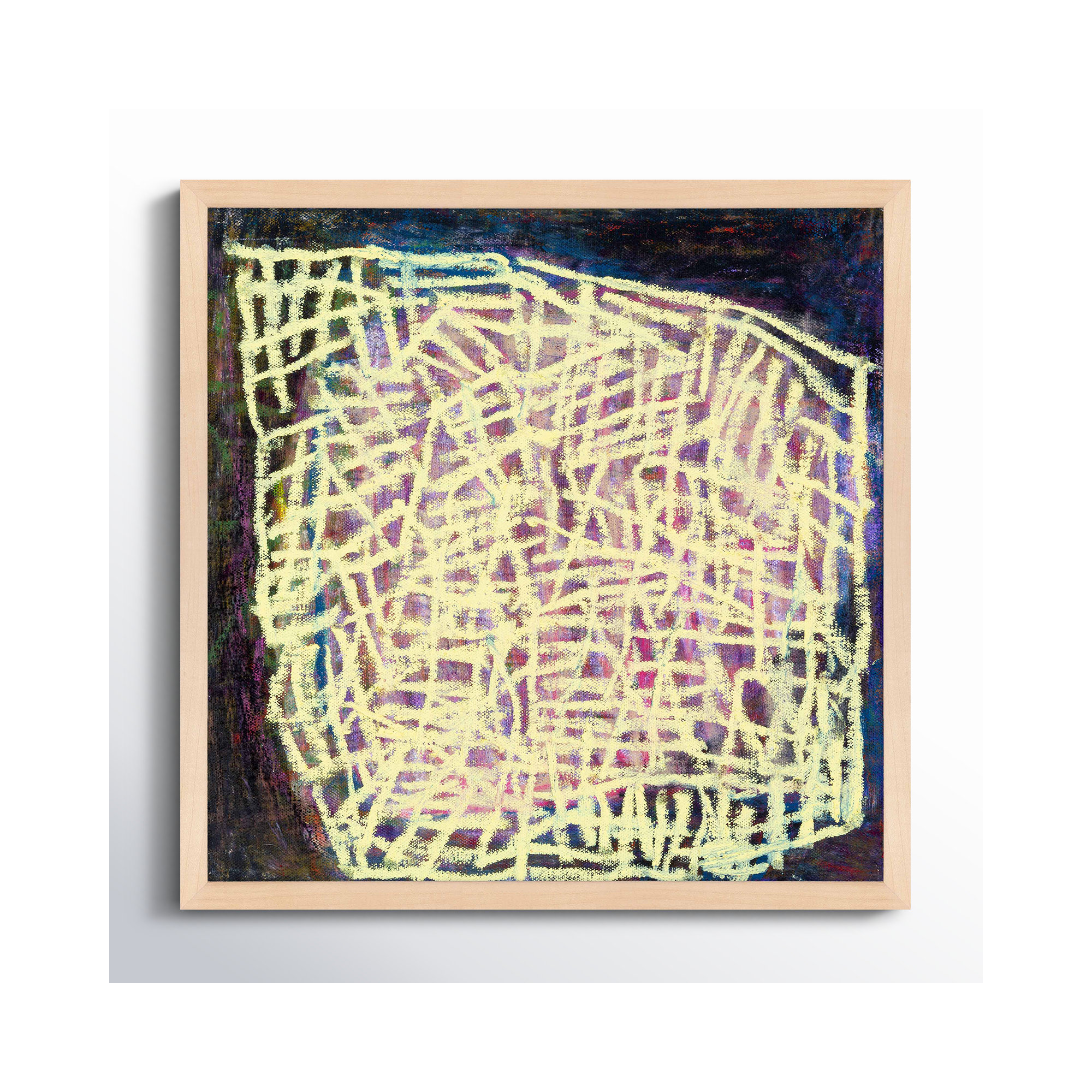 Night Light by Stephanie Dennis, Maple, 24" H x 24" W  x 1.25" D
