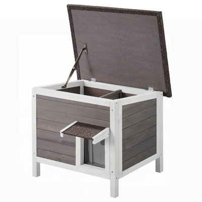 Weather-Resistant Outdoor Incardona with Insulated Shelter and Removable PVC Door Flaps, Perfect for All-Season Use
