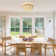 Bohemia 20" 4-Light Beige Beaded Flush Mount Smart Ceiling Fan with Light Kits and Remote