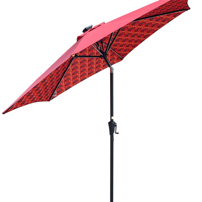 PARAPLUIE 9 PIEDS AVEC RAYURES, Rayures oranges