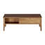 Table de bout en bois massif avec rangement