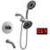 Digital Display Shower Faucet Set with Rough-in Valve
