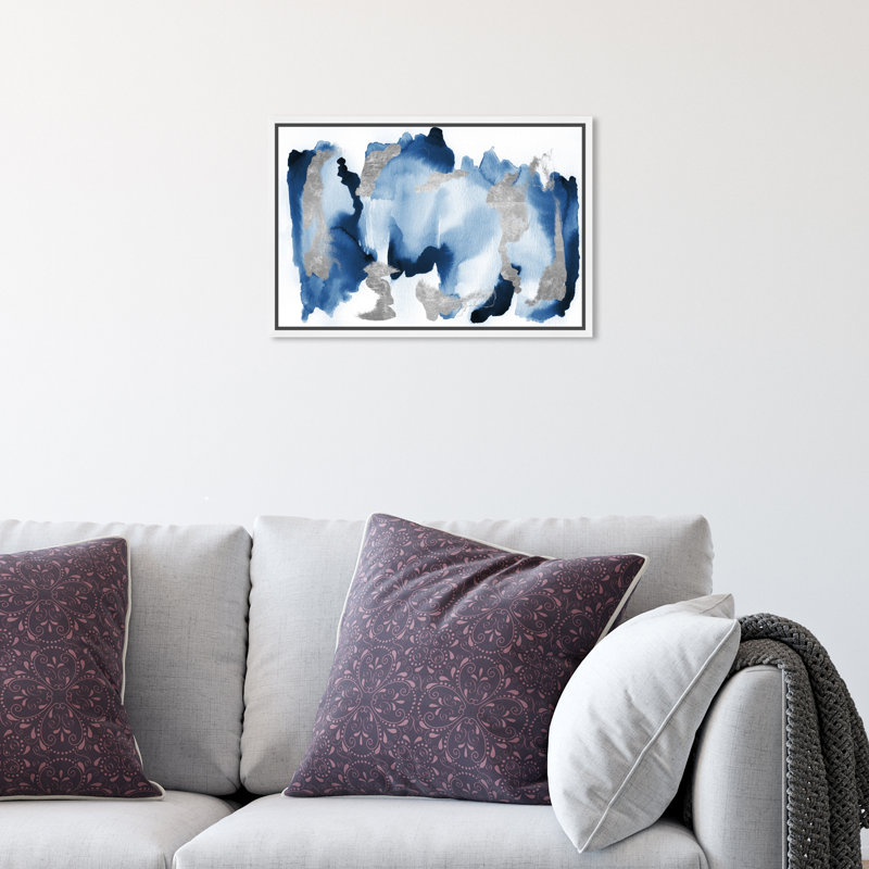In Too Deep - Peinture sur toile, Blanc, H 30 po x l 45 po