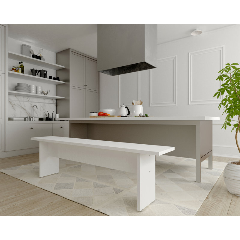 Banc de salle à manger Nomad, Blanc