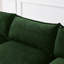 Canapé modulaire de 105 po en tissu de chenille rembourré de 105 po avec canapé à 3 places et repose-pieds-101238156