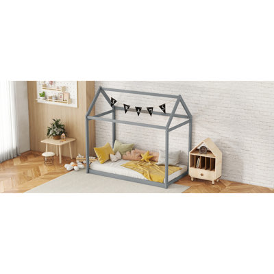 Mobilier de chambre à coucher moderne en bois pour lit simple