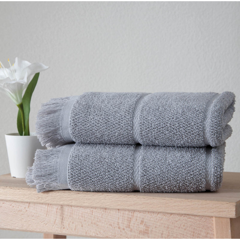 Ozkan   Midweight Hand Towel, Gray