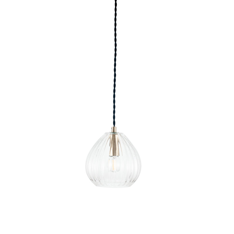 Shaver 1 - Light Clear Teardrop Pendant