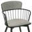 Isay 18.5'' H Fabric Upholstered Armchair