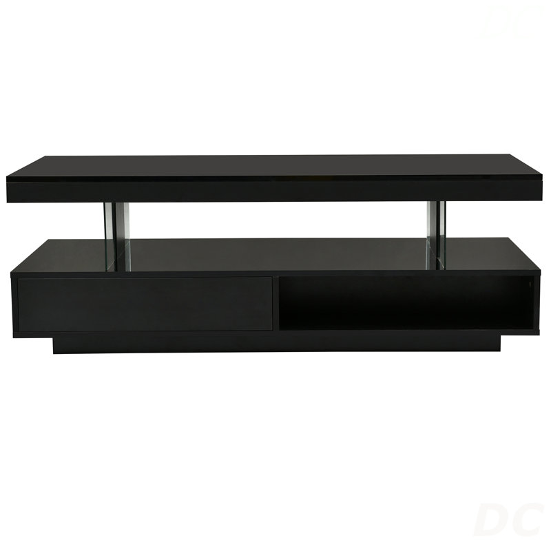 Table basse avec rangement VIBE Haus, Noir