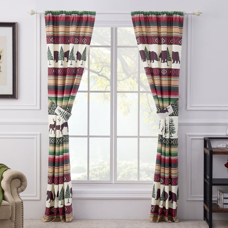 Yosemite Semi Sheer Curtain Pair