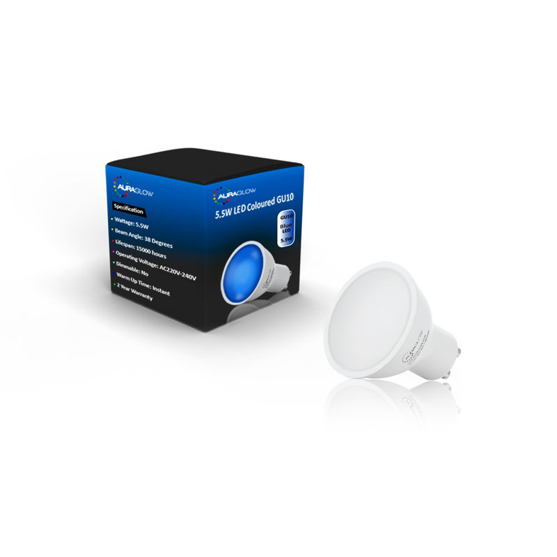 5W GU10 LED Spotlight Light Bulb (Set of 8)
