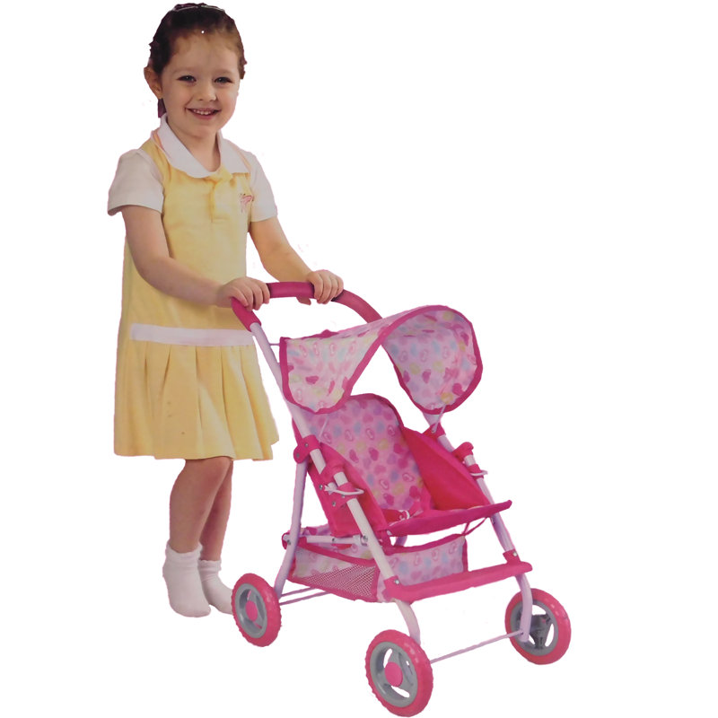 Sonia Toy Buggy Pushchair with Swivel Wheels