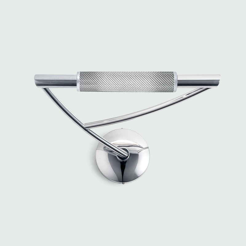 Wing 1-Light Armed Sconce, Chrome Plated, Right Extending