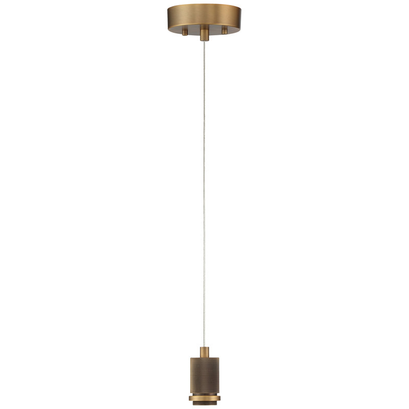 Southglenn 1 - Light LED Single Pendant, Antique Brushed Brass