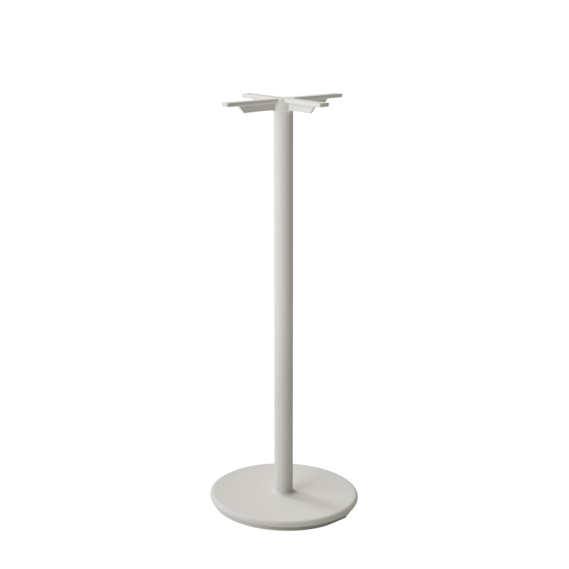 Go Outdoor Square Teak Table, Lava Gray, 15.8" W x 15.8" L x 15.4" H, Black
