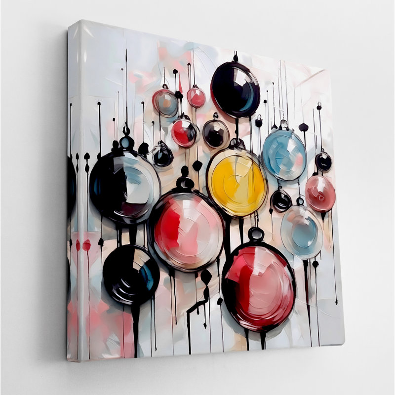 Floating Orbs, 24" H x 24" W