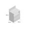 Abril 2 Drawer Bedside Table-72355968