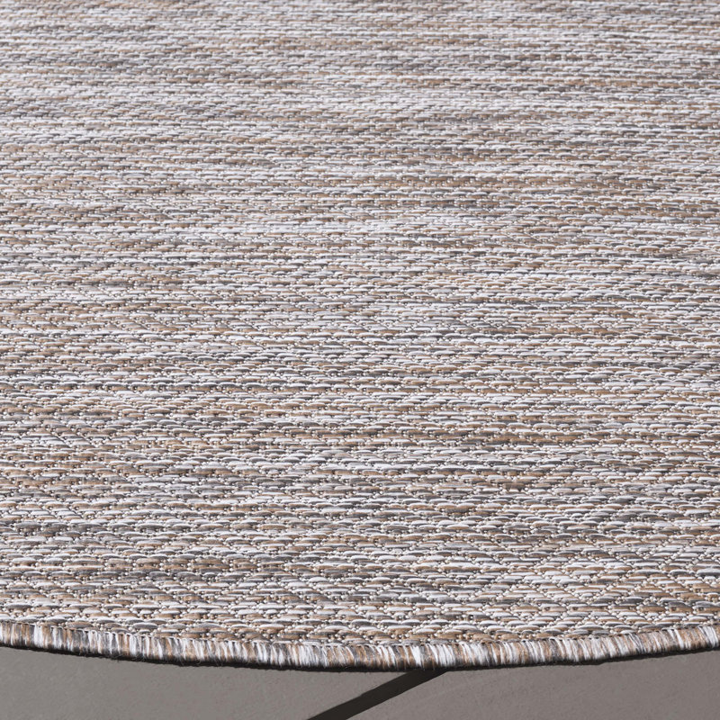 Tapis intérieur / extérieur Jeannina Performance, Rond 6 pi 7 po