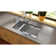 Allure Single Handle Kitchen Faucet with Lever and Side Spray