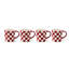 Cherry Check Mugs