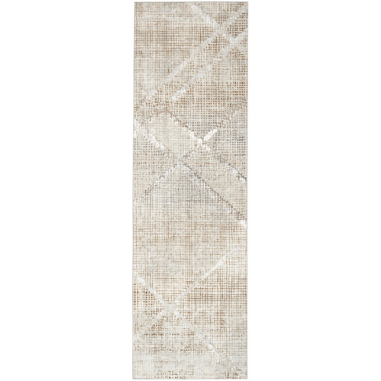 Douglass Abstract Grey/Mocha Area Rug