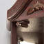 Vitrine d'angle vitrée avec vitrine d'angle vitrée, vitrine avec armoire lumineuse, armoire à vin avec tablettes réglables en verre, décoration sculptée DAARK CHERRY, lumière (incluse)-122821942