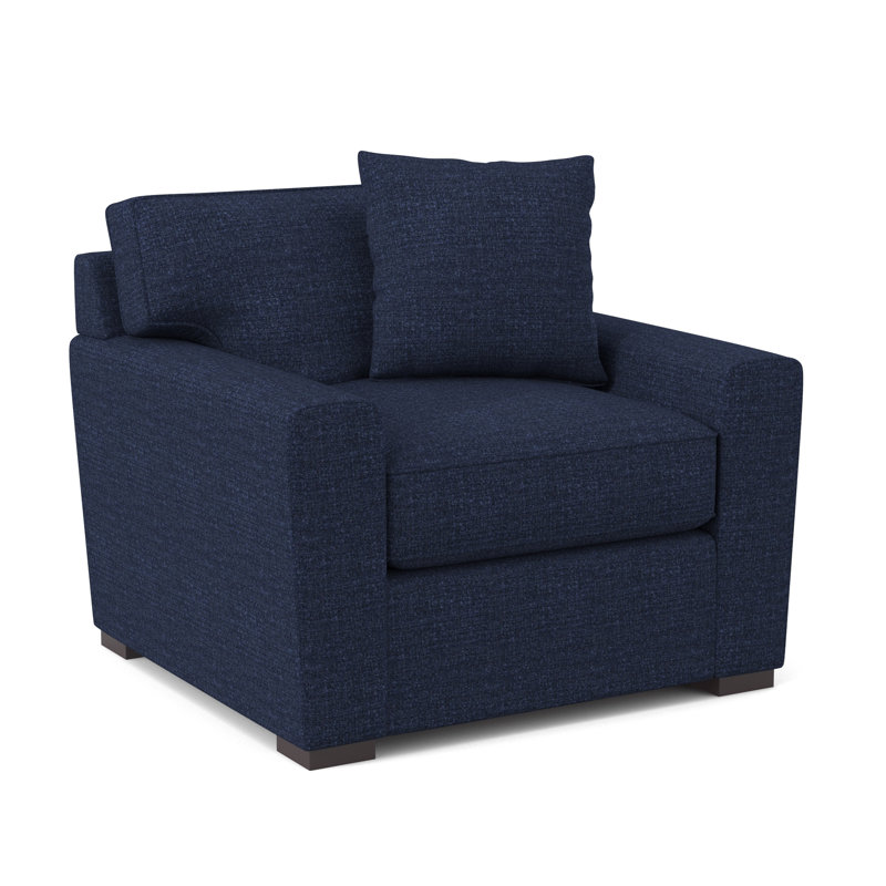 Fauteuil en polyester l 42 po Zinah, Vibe Solitude Chenille