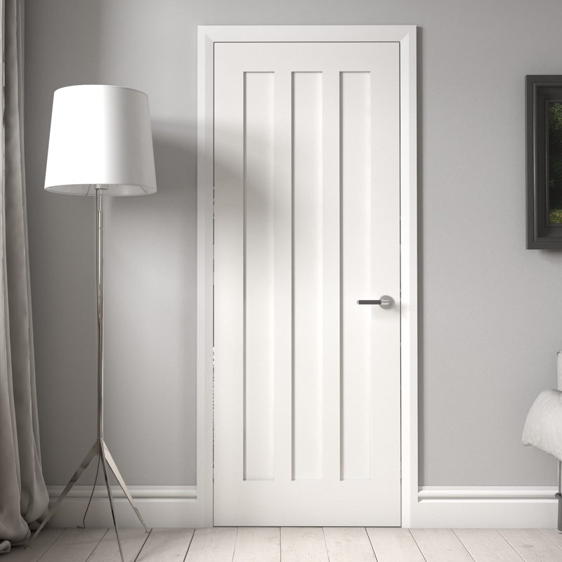 Aston White Internal Doors, 198.1cm x 83.8cm x 3.5cm (H x W x T)
