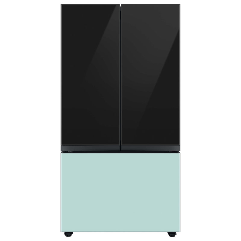 Samsung 24 cu. ft. Smart Bespoke 3-Door French-Door Refrigerator with Customizable Panel Colors and AutoFill Water Pitcher in Custom Panel-Ready