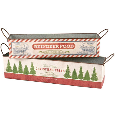  Ensemble de bacs à nourriture Reindeer