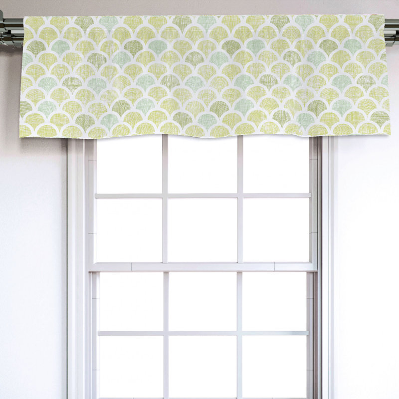 Sateen Ruffled Window Valance