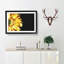 A Beautiful Yellow Flower - Single Picture Frame Painting on MDF-56627945-56627946