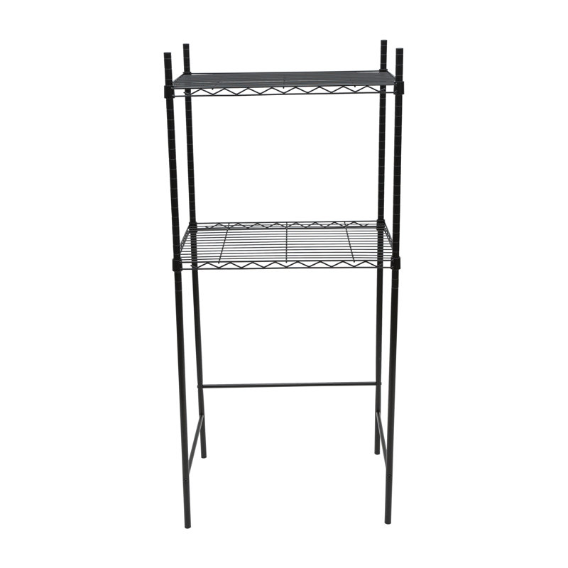 Galgano 53" H x 24" W x 18" D Microwave and Mini-Fridge Storage Rack