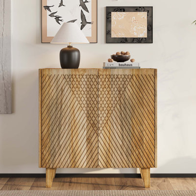 Armoire d'appoint en bois avec rangement