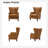 Ameliah Genuine Leather Wingback Chair-207342222