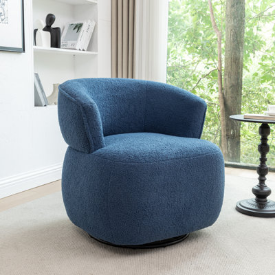 Olevide Swivel Barrel Chair