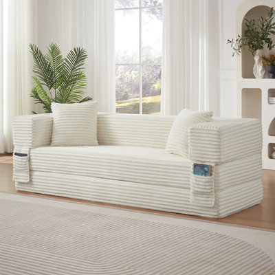 Modern Cord Sofa