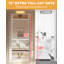 Barrière extra haute pour animaux, large réglable, barrière de sécurité pour chats et animaux de compagnie, sans perçage-110992604