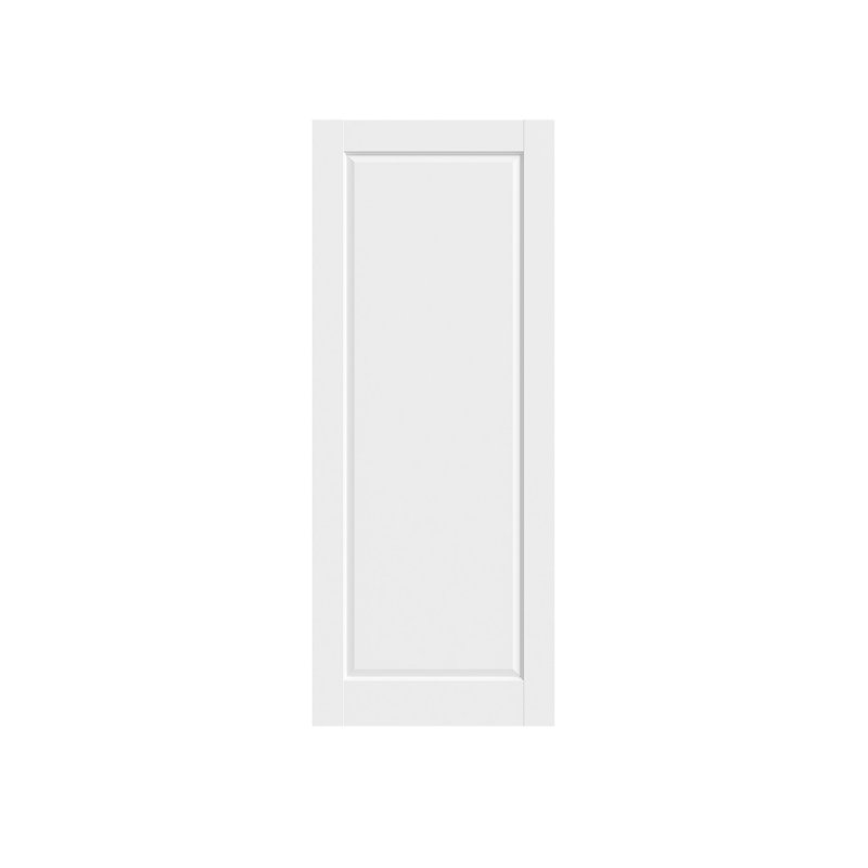 28" X 80"1-Panel Slab Door ,French Interior Door Paintable MDF Door Panel,Pre-Assembled Panel for Closet Pantry Bedroom Livingroom Study Office,White