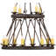 Gwenda 12 - Light Chandelier