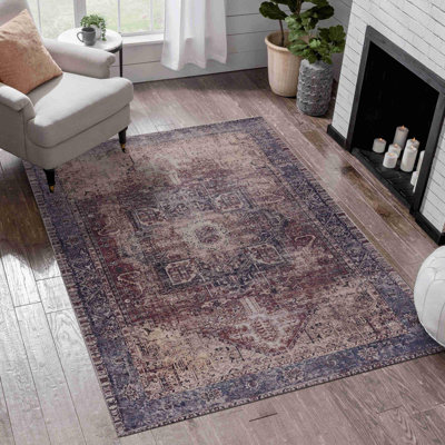 Tapis lavable bourgogne