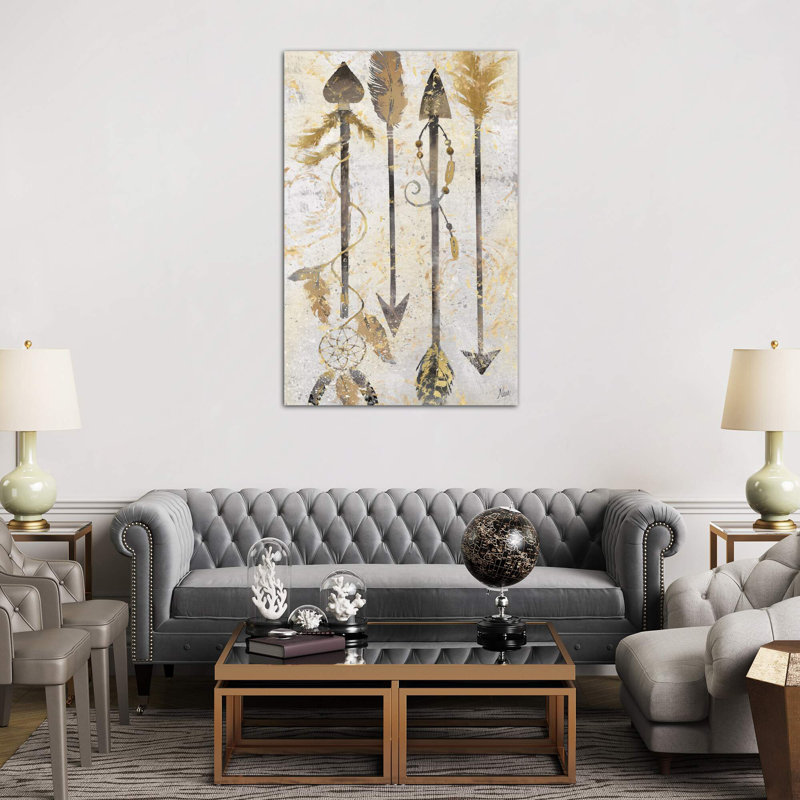 Tribal Arrows 1 Piece Wrapped Canvas Painting, 101.6 cm H x 66.04 cm W x 1.91 cm D
