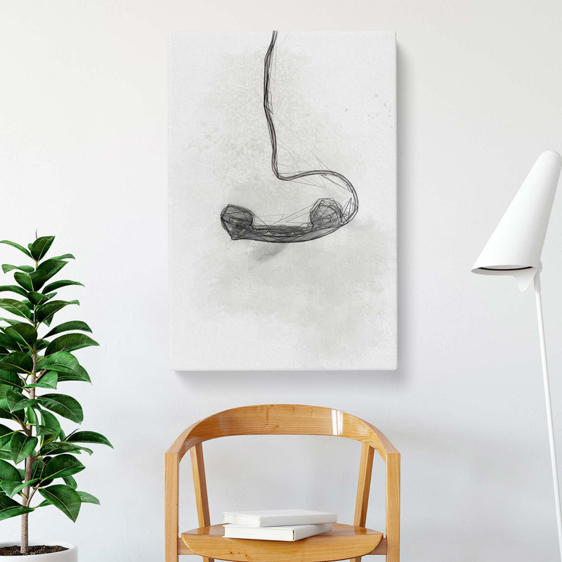 Vintage Telephone Receiver In Abstract - Wrapped Canvas Print, 91cm H x 60cm W x 3cm D