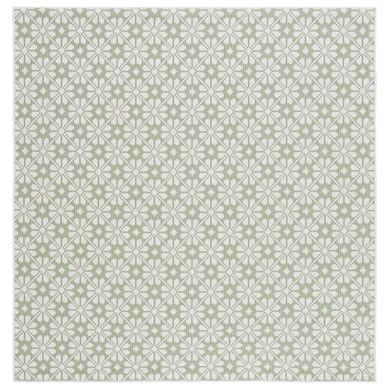 Msr400 Performance Floral Indoor/Outdoor Area Rug, Rectangle 9' x 12'