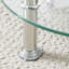 Glass Top End Table