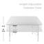 Table pliante en rotin de 4 pi pour l'intérieur et l'extérieur (table seulement)-1897051292
