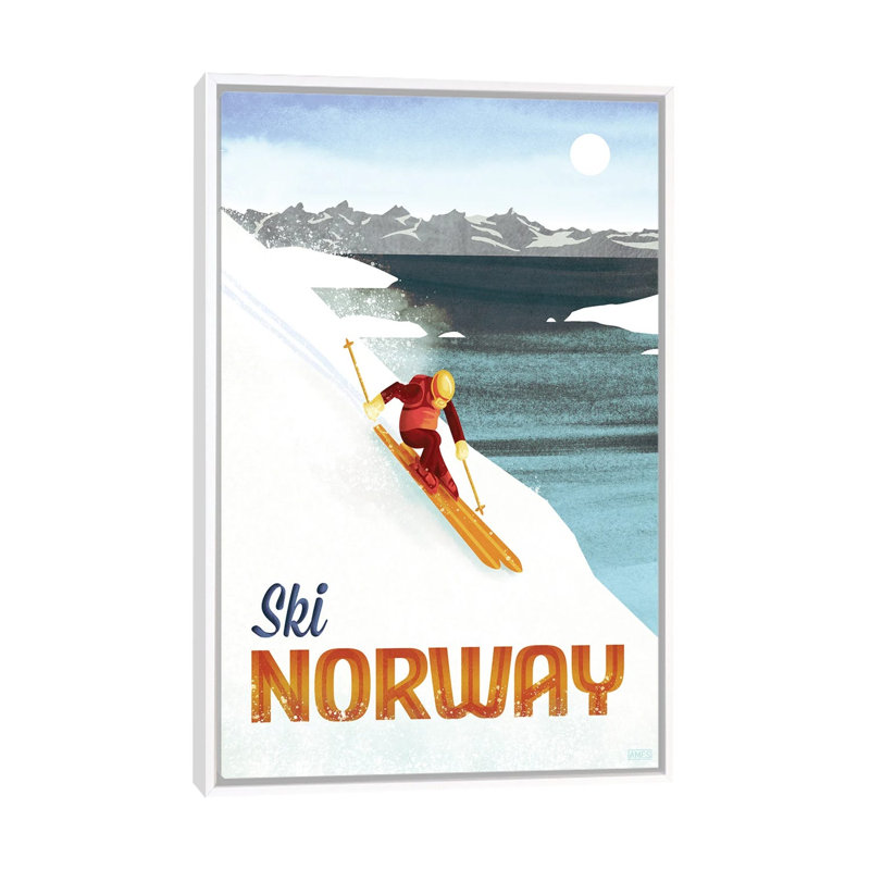 Norway-Skiing by Missy Ames - Print on Canvas
